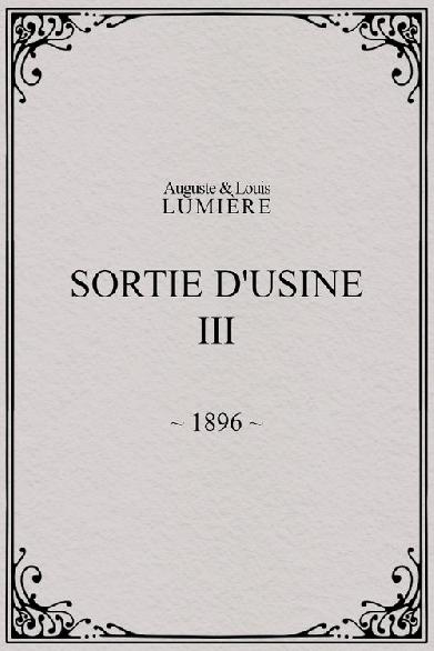 Sortie d'usine, [III]
