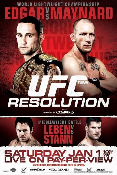 UFC 125: Resolution