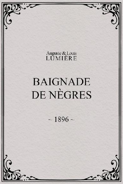 Baignade de nègres