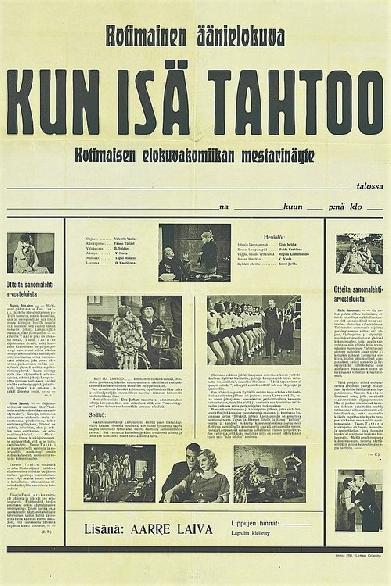 Kun isä tahtoo…